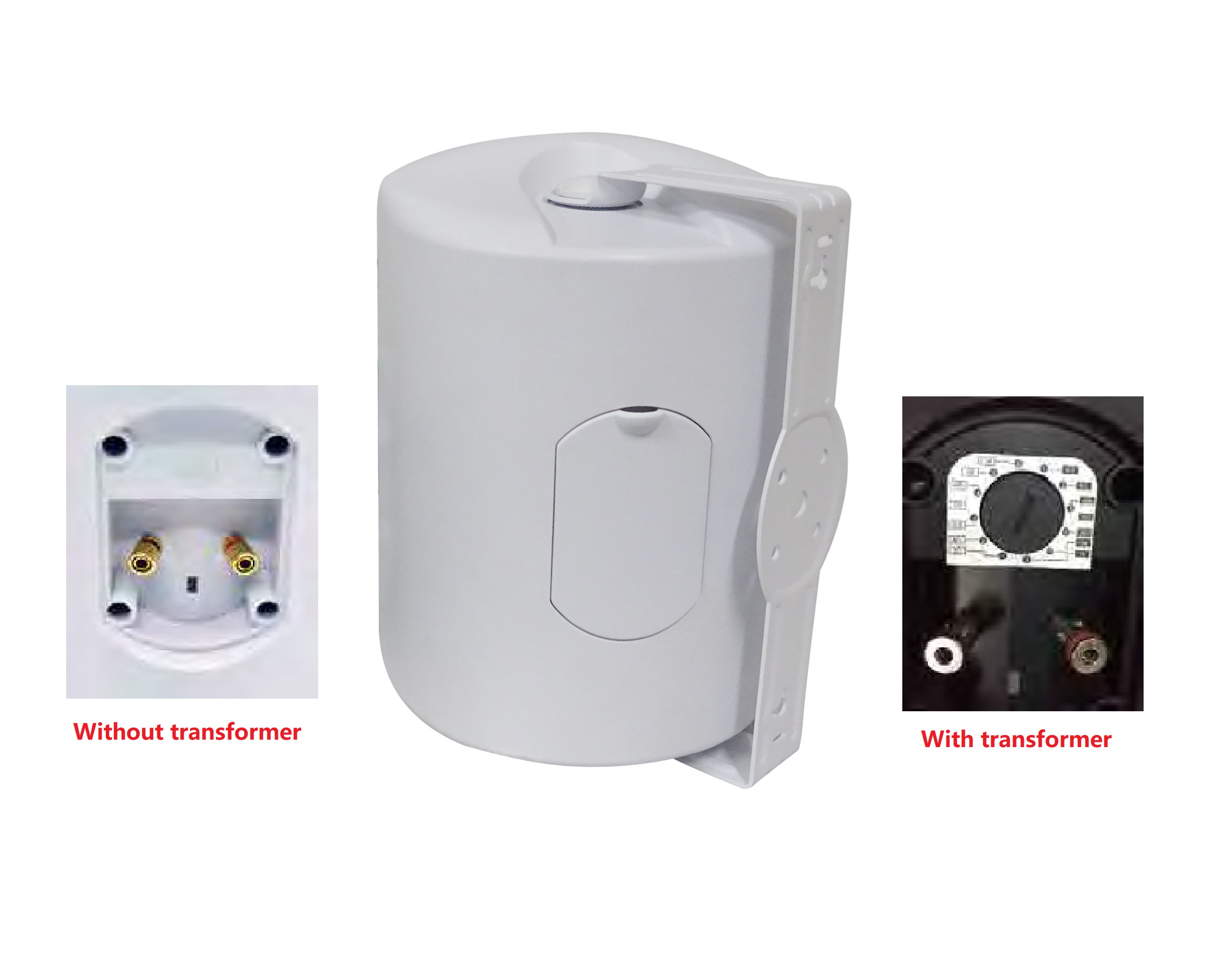 WPS-B4(T) WPS-B6(T) WPS-B8(T) IPX66 WaterProof Outdoor/Indoor Wall Mount Speakers with Transformer