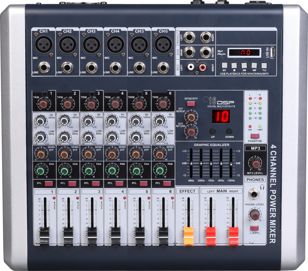 PMA-416 PMA-616 PMA-816 Powered Mixers