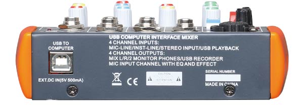 MIX400USB Professional Mixer Console